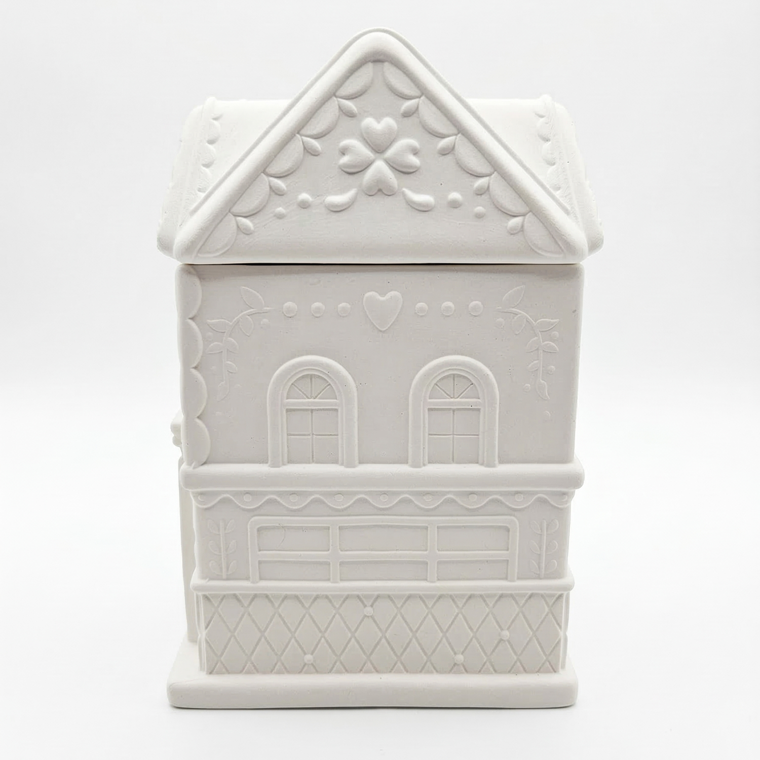 Vela Casa Mediana - Blanca / Azul / Algodón
