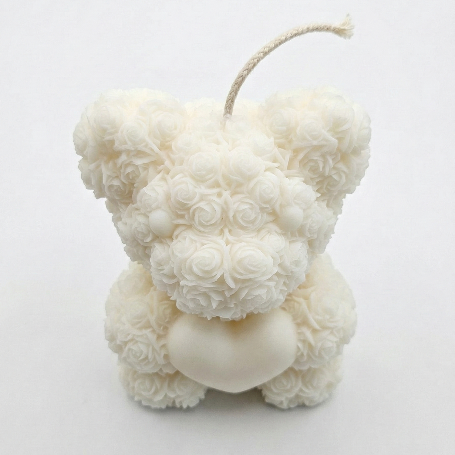 Vela Mini Osito - Blanco / Coco