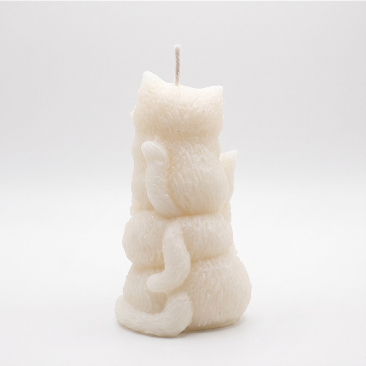 Vela Tres Gatitos - Blanco / Coco