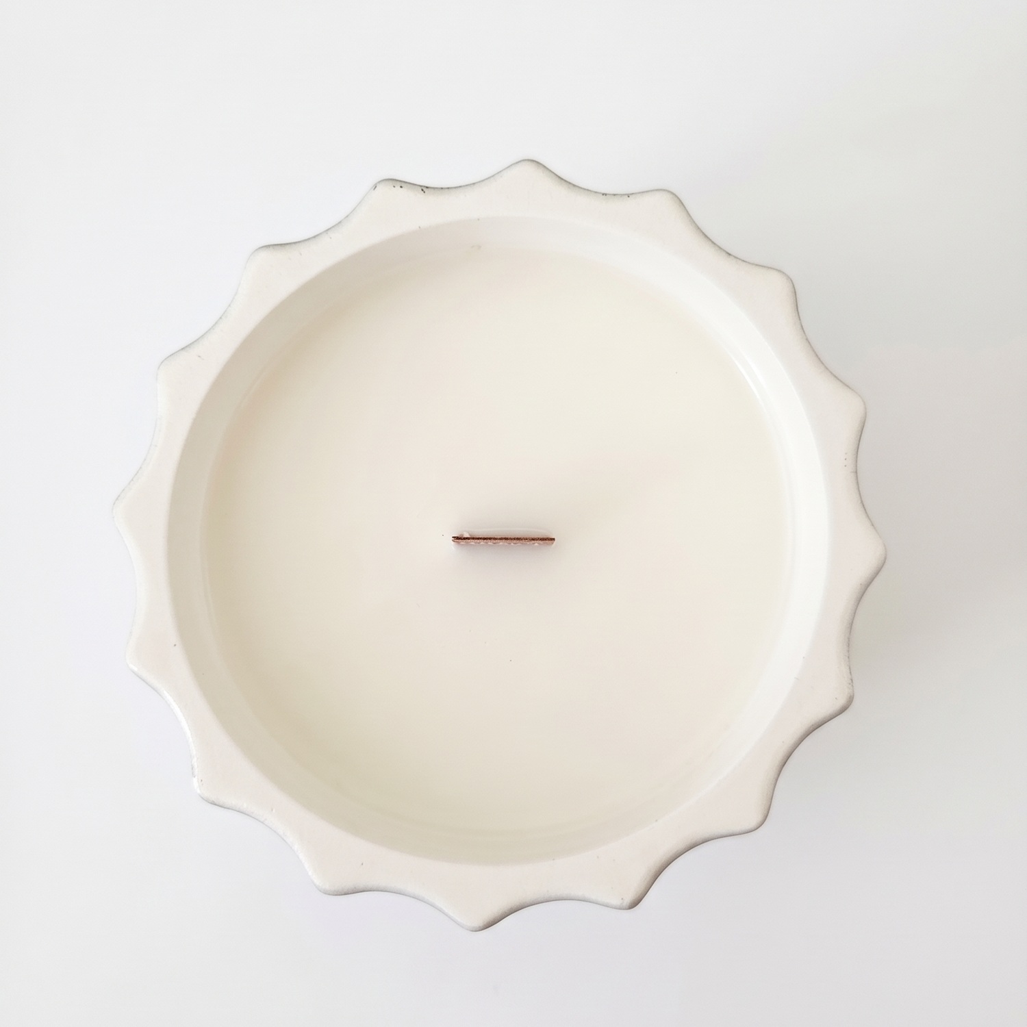 Vela Christmas Bauble Glitter MINI - Blanca / Plateada / Magia Invernal