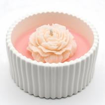 Vela Amapola de Satén - Blanca / Rosa / Cereza, Almendra