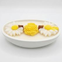 Vela Caricia de Miel - Blanca / Amarilla / Miel y Leche