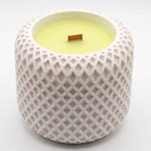Vela Mozaika - Blanca / Amarillo Neón / Mojito
