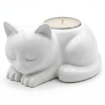 Candelabro de diseño Gato – Blanco
