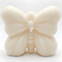 Vela Mariposa con Lazo - Blanca / Vainilla