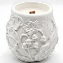 Vela Convallaria - Blanca / Leche, Miel