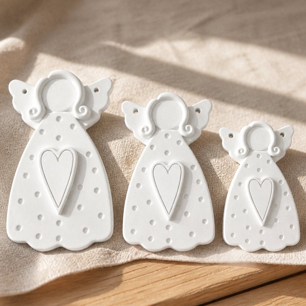 Set creativo de moldes Recuerdo – 3 uds / Blanco